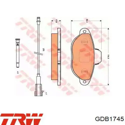 Купити 37995 ABS Колодки гальмівні передні, дискові