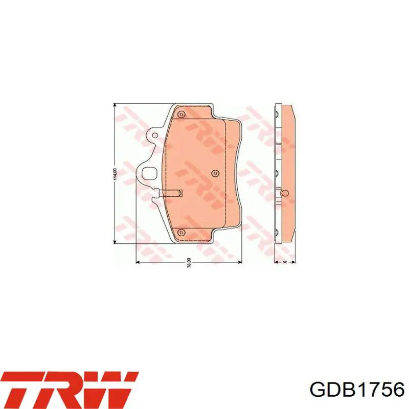 Передні тормозні колодки 16737 Power Stop