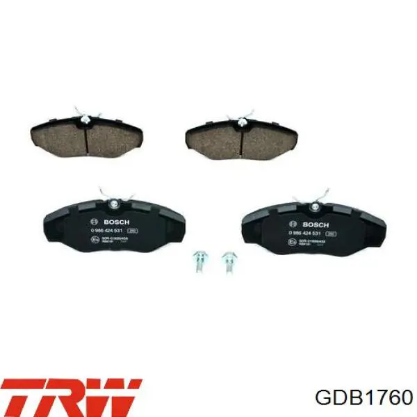 Тормозні колодки TRW GDB1760