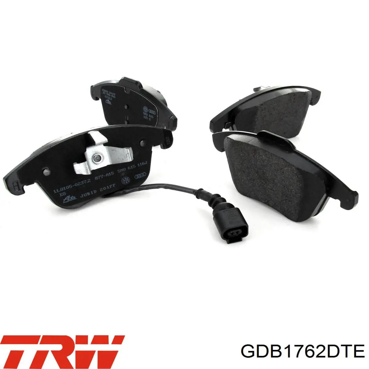 GDB1762DTE TRW Передні гальмівні колодки
