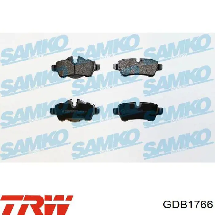 Задні гальмівні колодки TRW GDB1766 ціна, від 33.36 USD