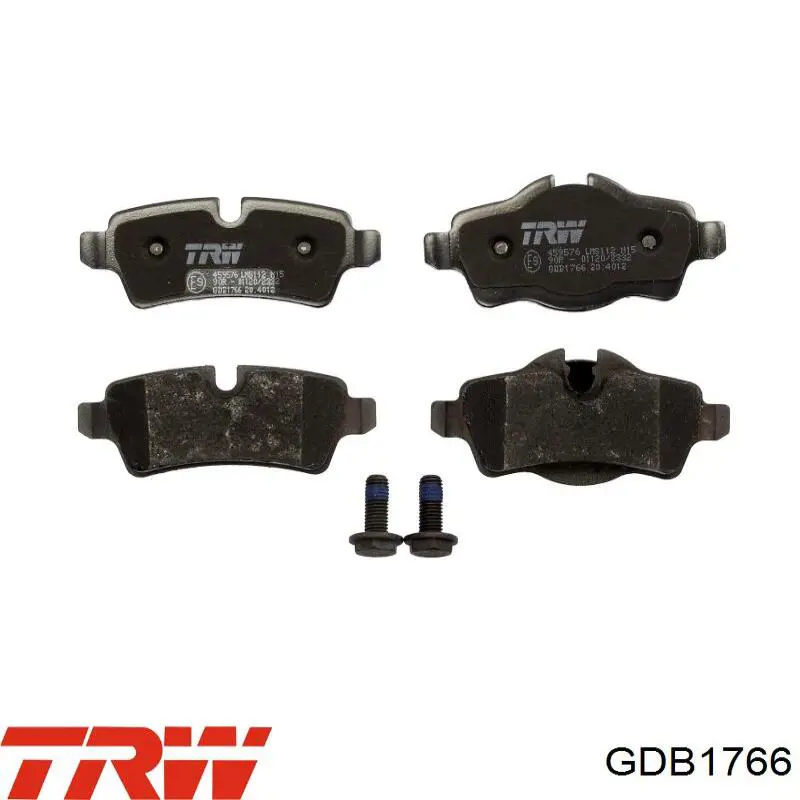 Задні гальмівні колодки TRW GDB1766 ціна, від 33.36 USD