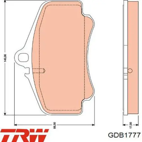 Колодки гальмівні передні, дискові ADV184286 Blue Print