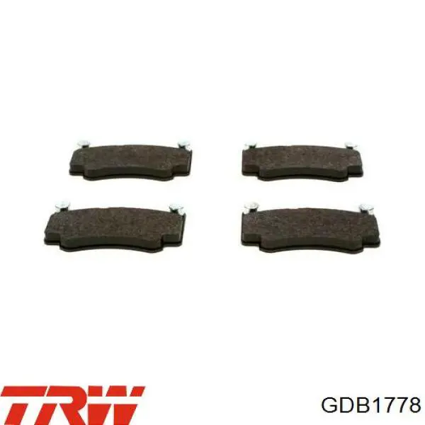 Купити GDB1778 TRW Колодки гальмівні передні, дискові