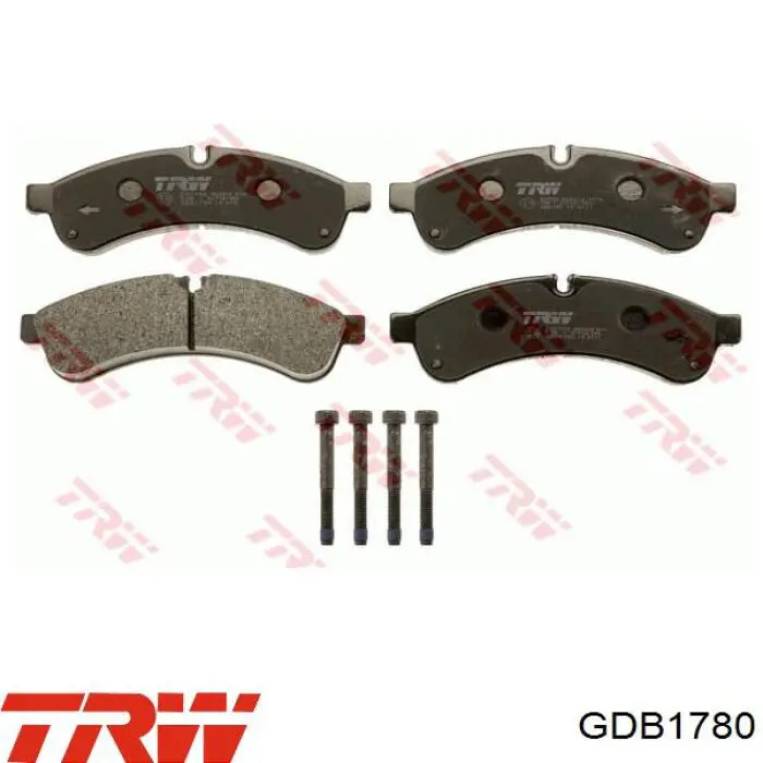 Задні гальмівні колодки TRW GDB1780 ціна, від 37.25 USD