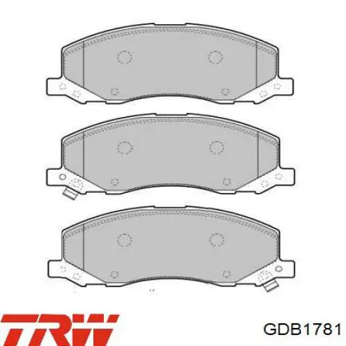 Тормозні колодки TRW GDB1781