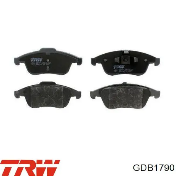 Купити GDB1790 TRW Колодки гальмівні передні, дискові