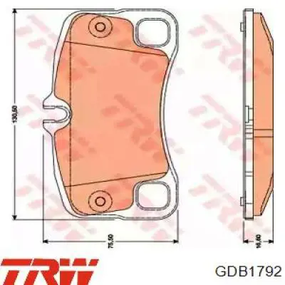 Задні гальмівні колодки Porsche 99735294906 ціна, від 40.86 USD
