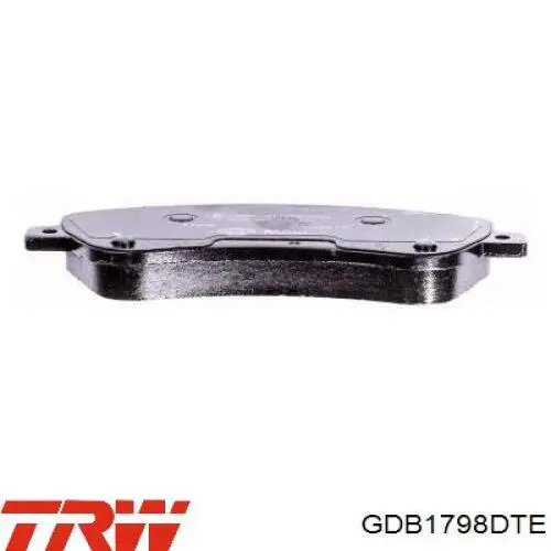 Купити GDB1798DTE TRW Колодки гальмівні передні, дискові