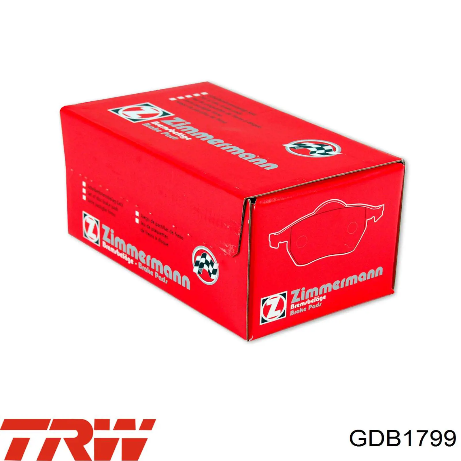 Задні дискові колодки TRW GDB1799
