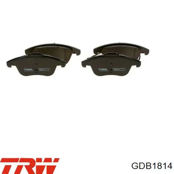 Гальмівні колодки TRW GDB1814 ціна, від 49.62 USD