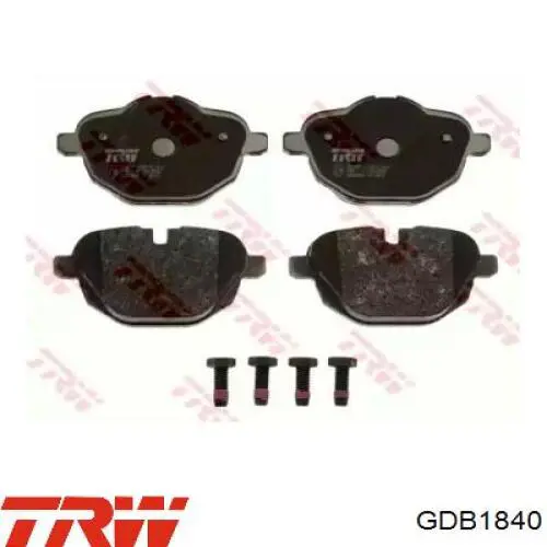 Задні дискові колодки TRW GDB1840