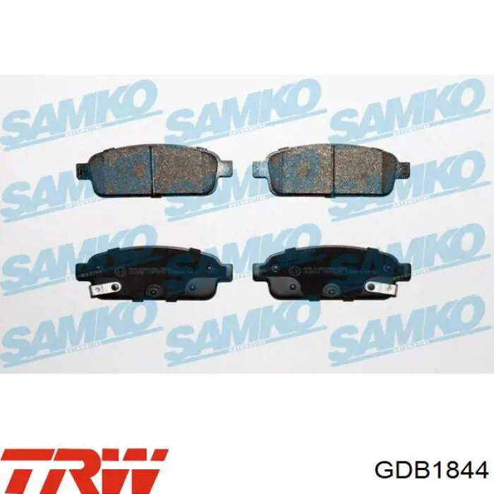 Задні гальмівні колодки TRW GDB1844 ціна, від 30.31 USD