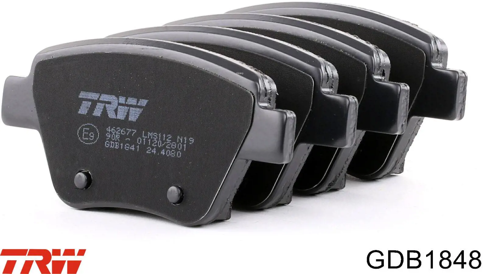 Гальмівні колодки TRW GDB1848 ціна, від 53.26 USD