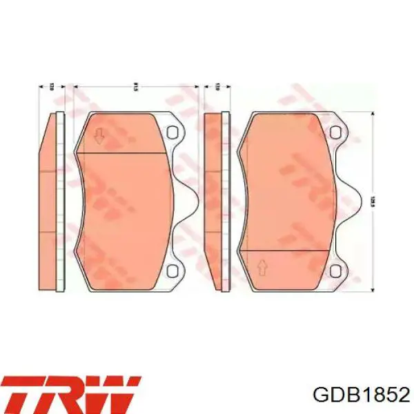 Купити FDB4887 Ferodo Колодки гальмівні передні, дискові