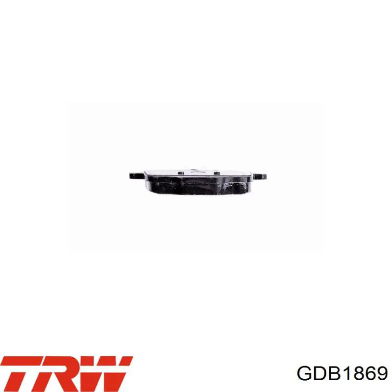 Задні гальмівні колодки GDB1869 TRW