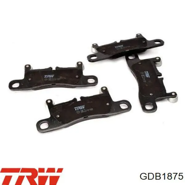Задні гальмівні колодки TRW GDB1875 ціна, від 58.02 USD