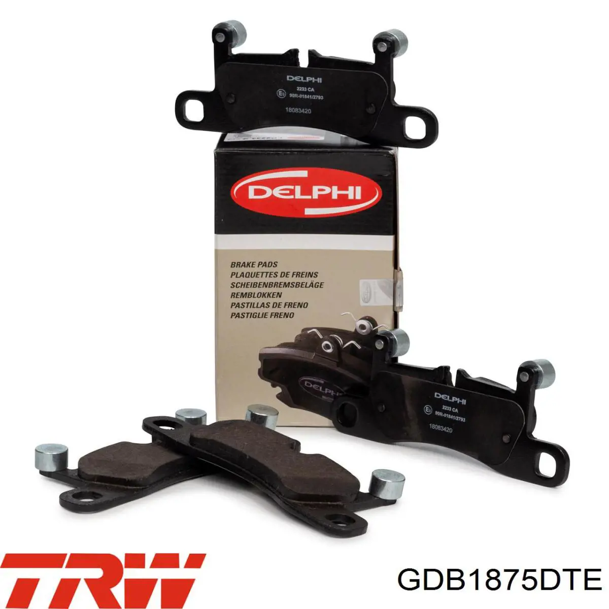 Задні гальмівні колодки TRW GDB1875DTE ціна, від 78.96 USD