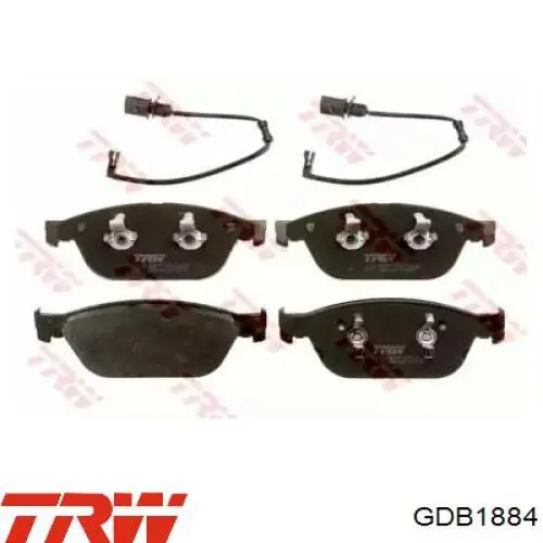 Тормозні колодки TRW GDB1884