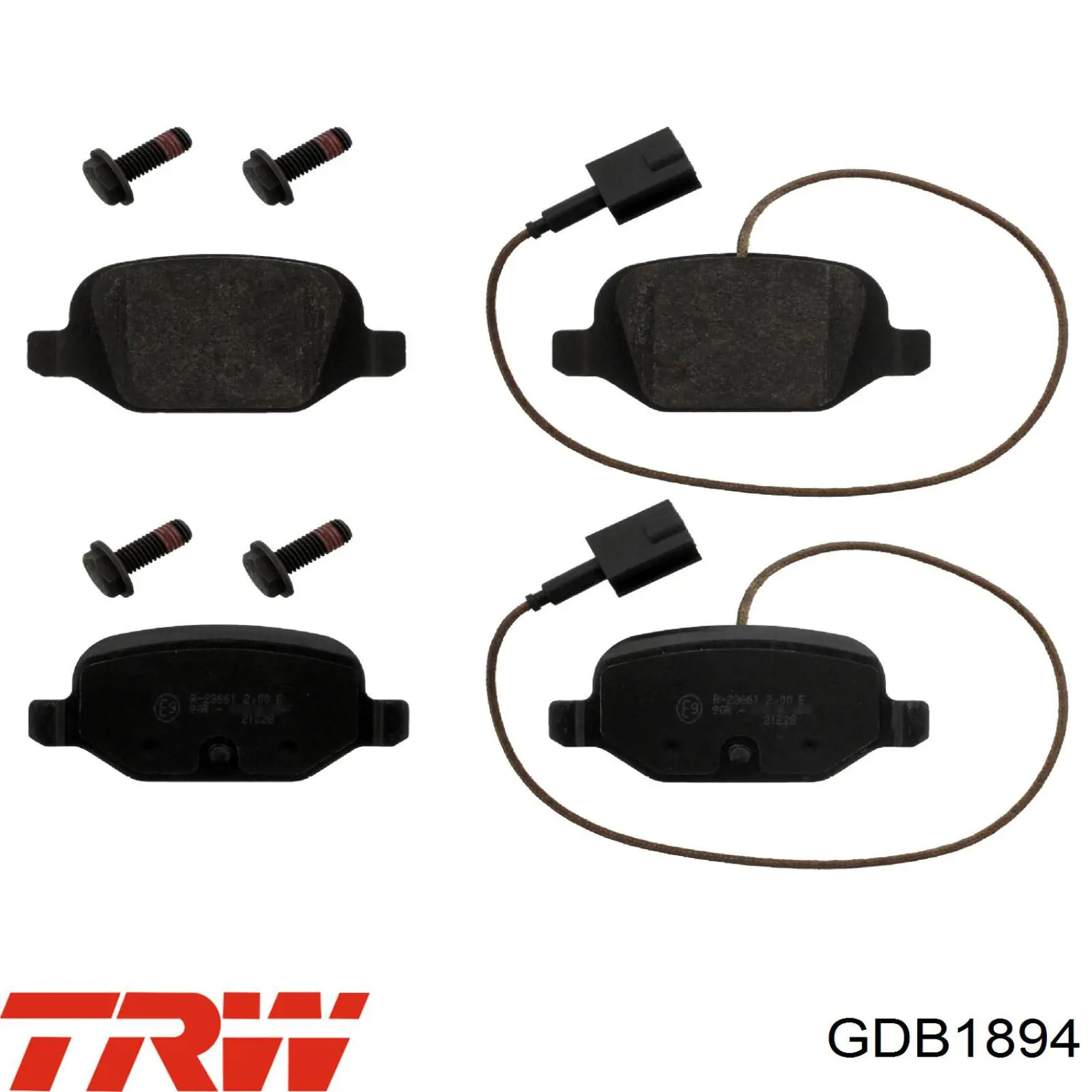 Передні тормозні колодки 77367241 Fiat/Alfa/Lancia