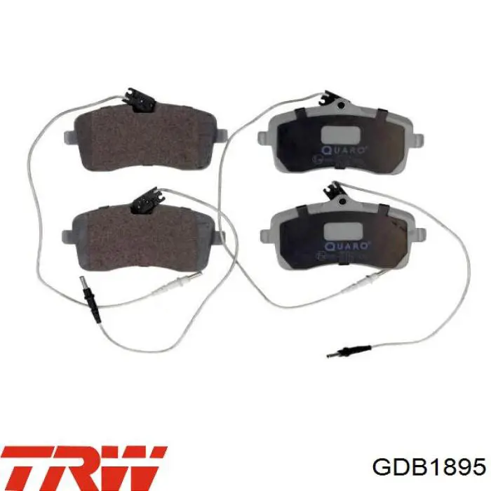 Гальмівні колодки TRW GDB1895 ціна, від 27.90 USD