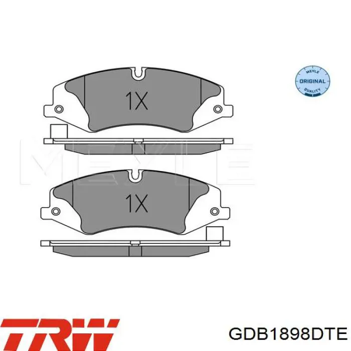 Тормозні колодки EBC Brakes DPX2123