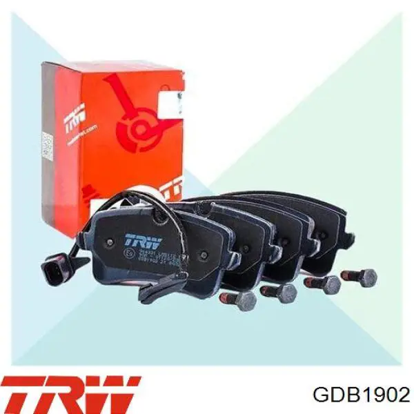 Купити GDB1902 TRW Задні колодки