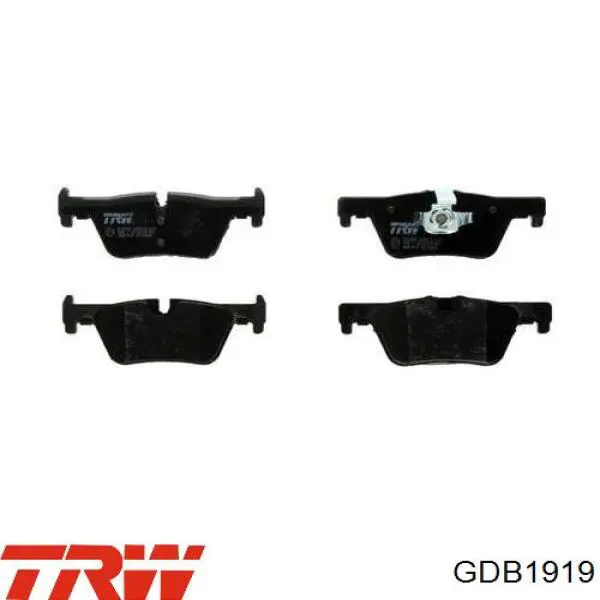 Купити GDB1919 TRW Задні колодки