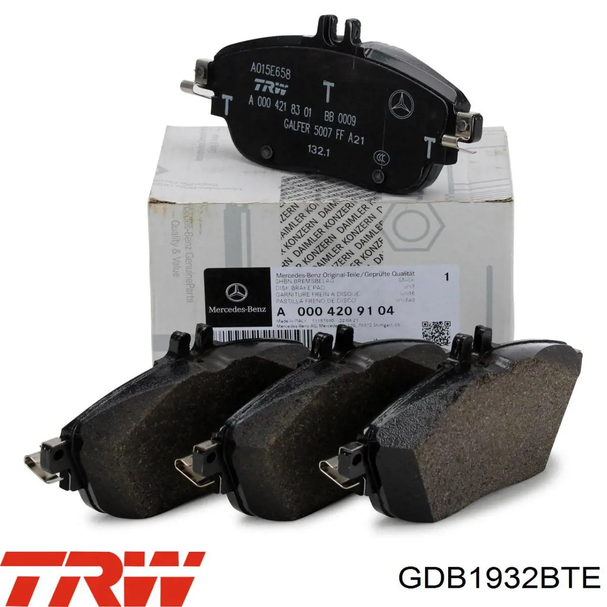 Гальмівні колодки TRW GDB1932BTE ціна, від 33.64 USD