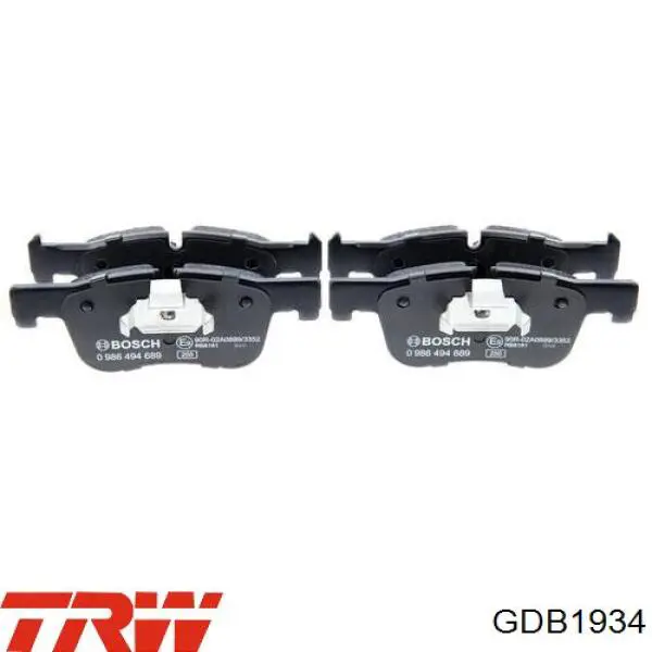 Тормозні колодки TRW GDB1934