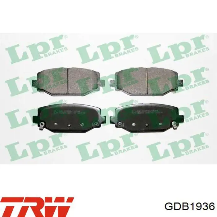 256532 Hart Колодки гальмівні задні, дискові