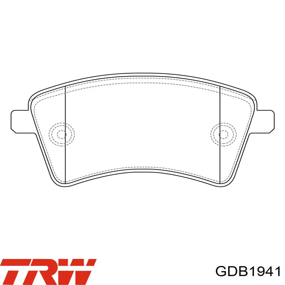 Тормозні колодки TRW GDB1941
