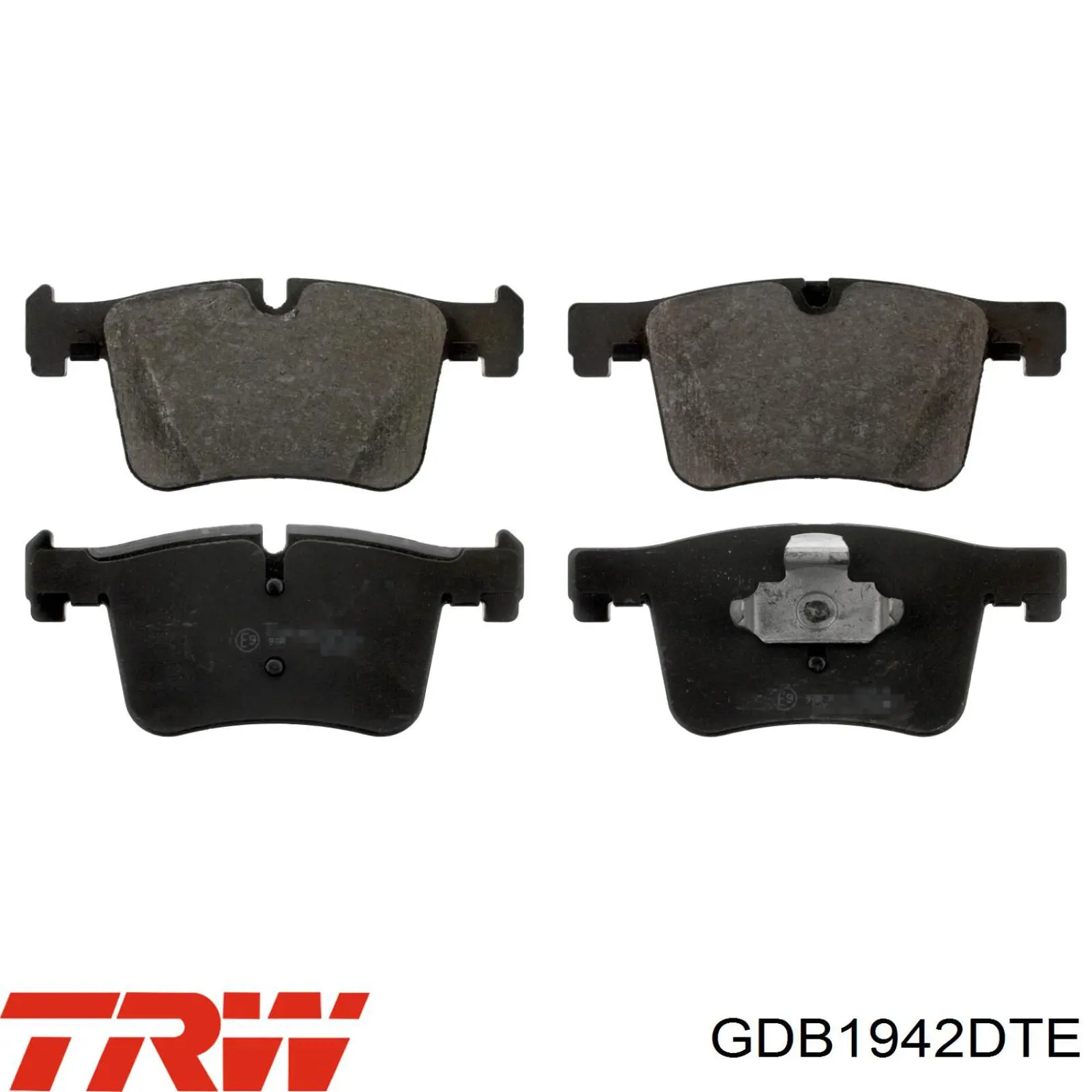 Гальмівні колодки TRW GDB1942DTE ціна, від 71.56 USD
