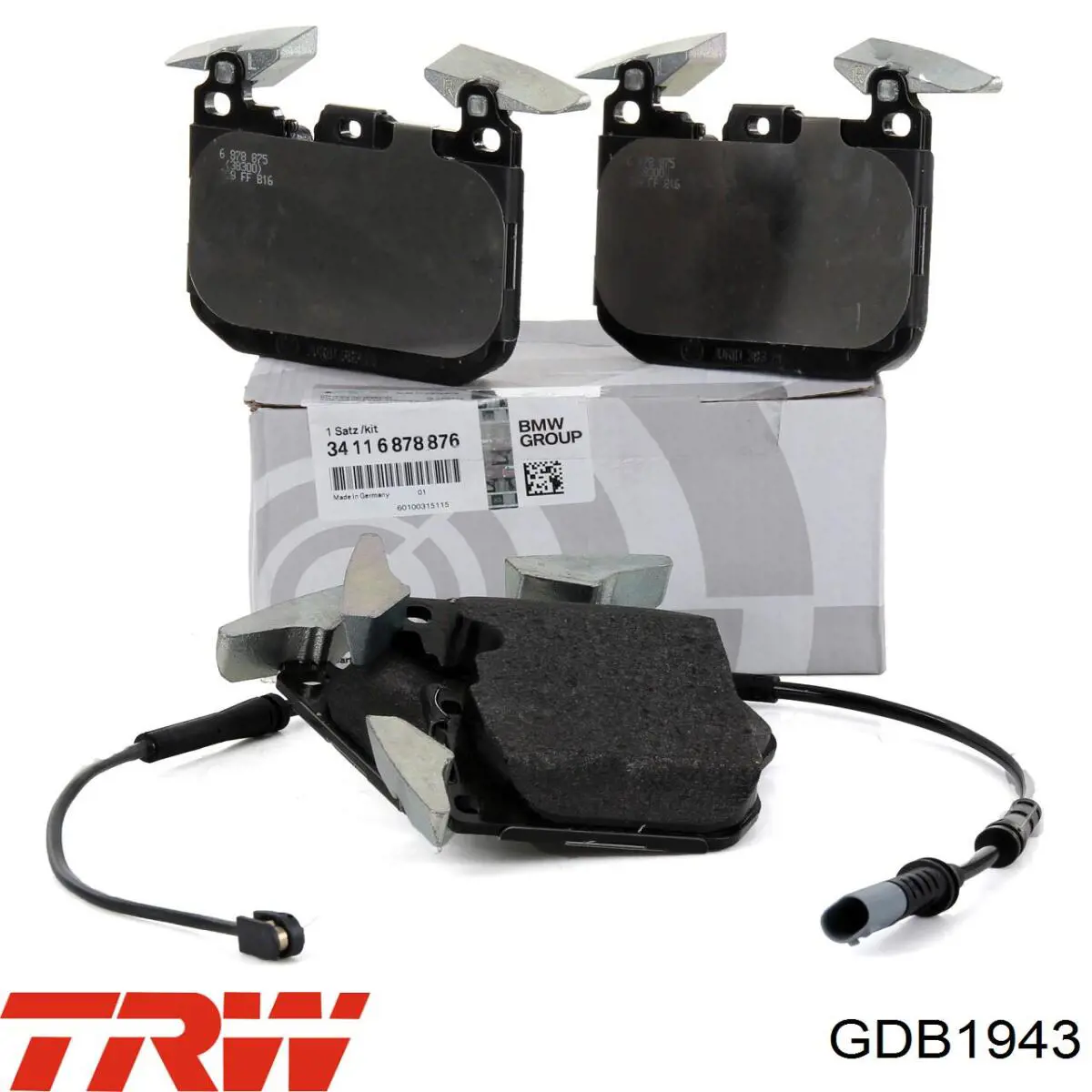 Тормозні колодки TRW GDB1943