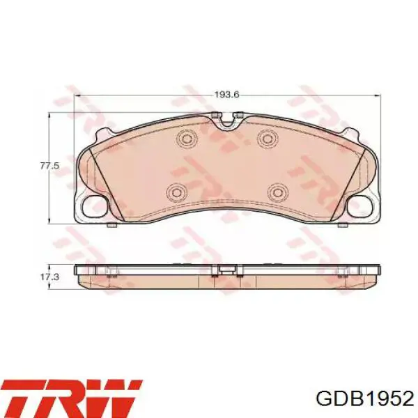 Купити 99135194802 Porsche Колодки гальмівні передні, дискові