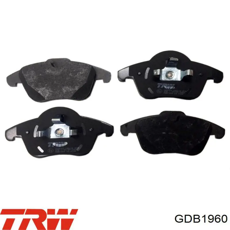 Гальмівні колодки TRW GDB1960 ціна, від 40.30 USD