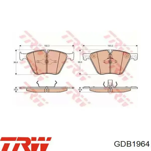 Купити DP42007R EBC Brakes Колодки гальмівні передні, дискові