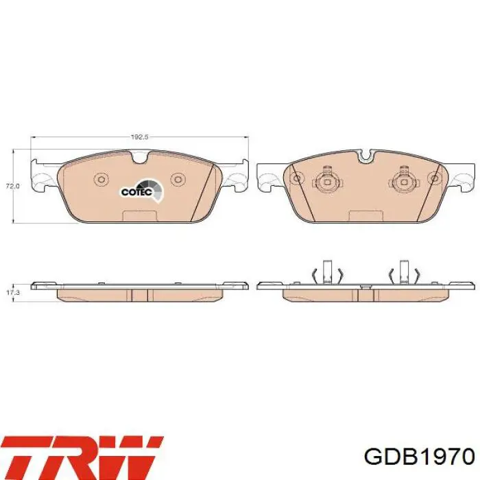 Гальмівні колодки Hans Pries (Topran) 409498 ціна, від 86.81 USD