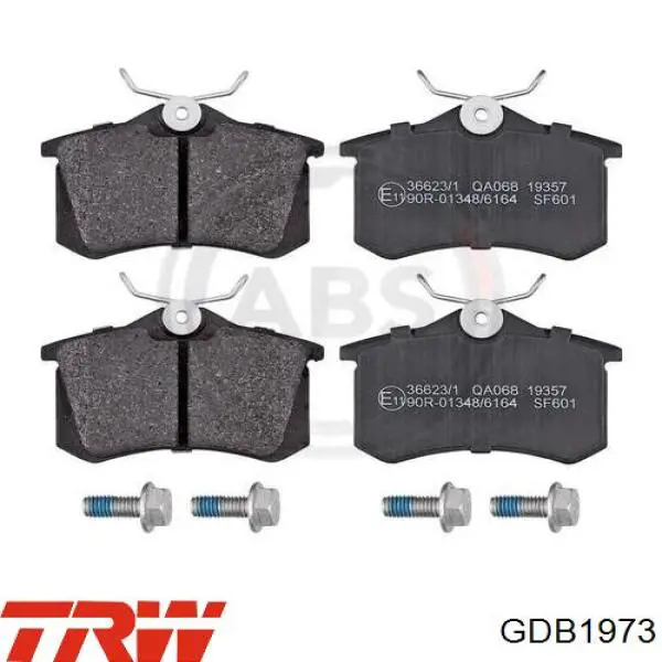 Задні дискові колодки TRW GDB1973