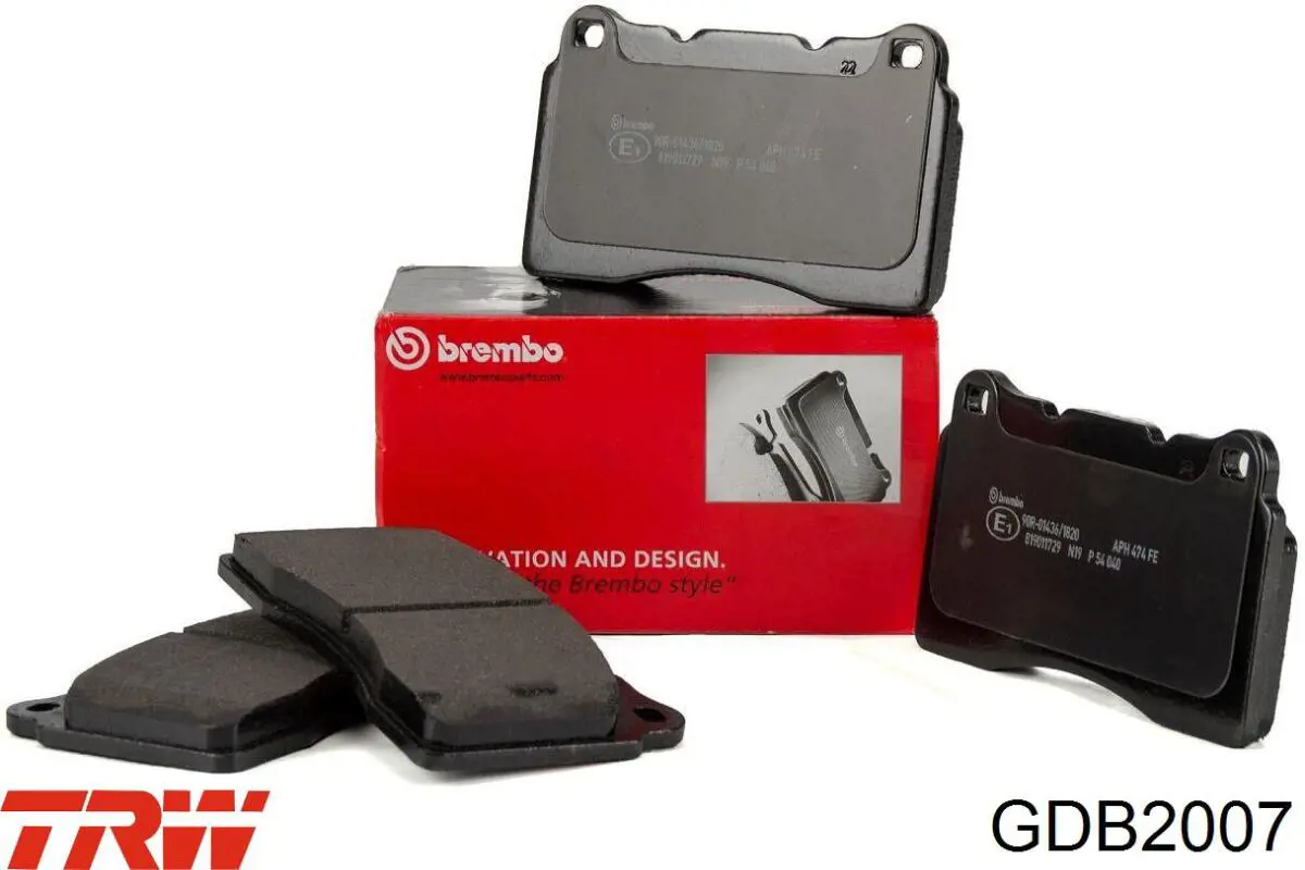 Передні тормозні колодки GDB2007 TRW