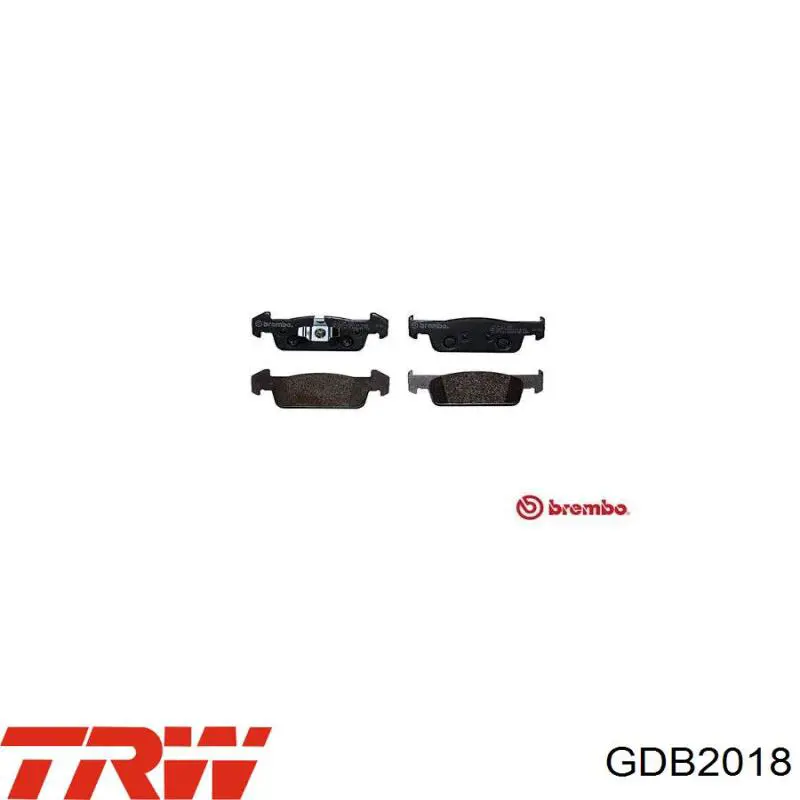 Тормозні колодки TRW GDB2018