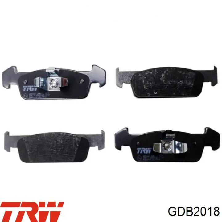 Купити GDB2018 TRW Колодки гальмівні передні, дискові