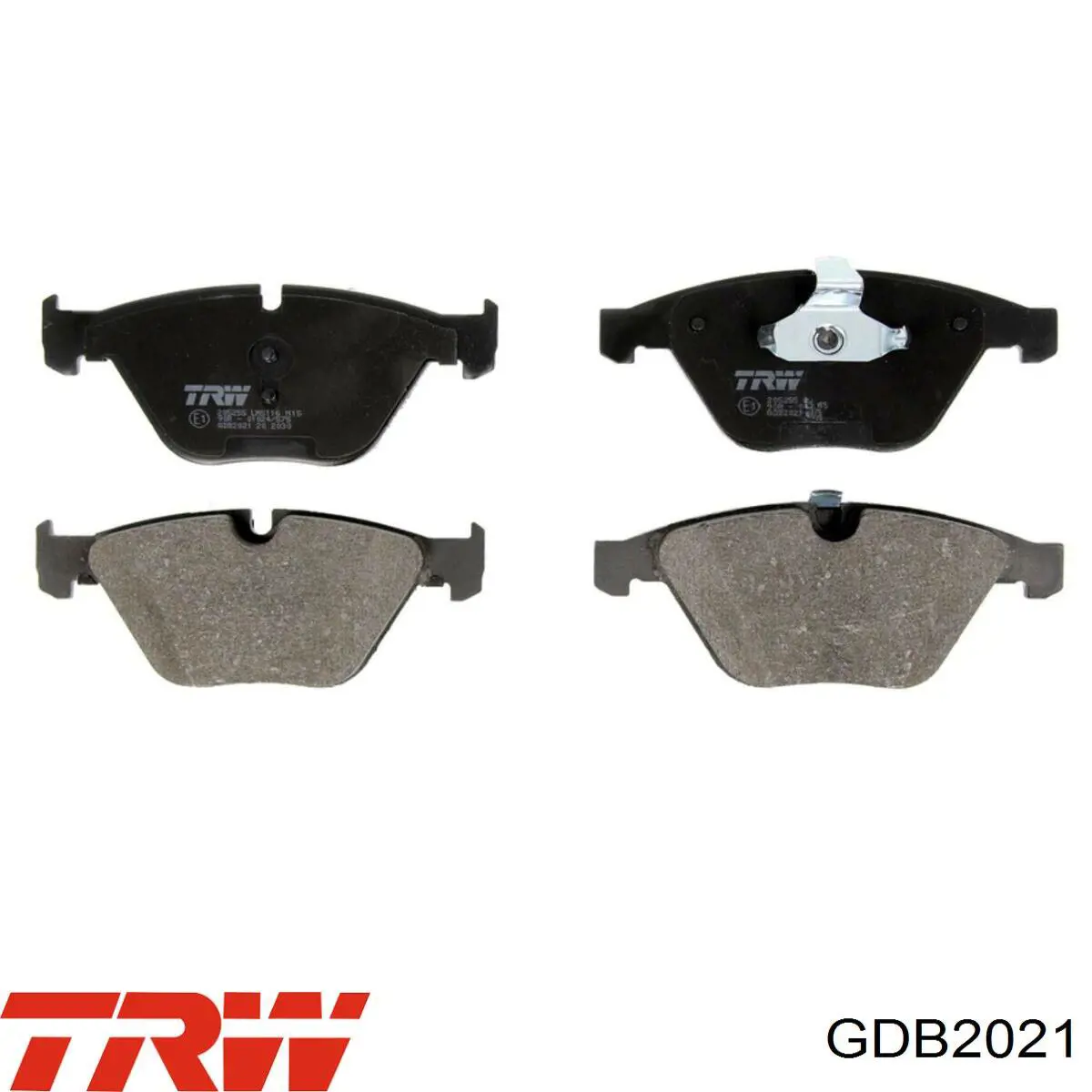GDB2021 TRW колодки гальмівні передні, дискові