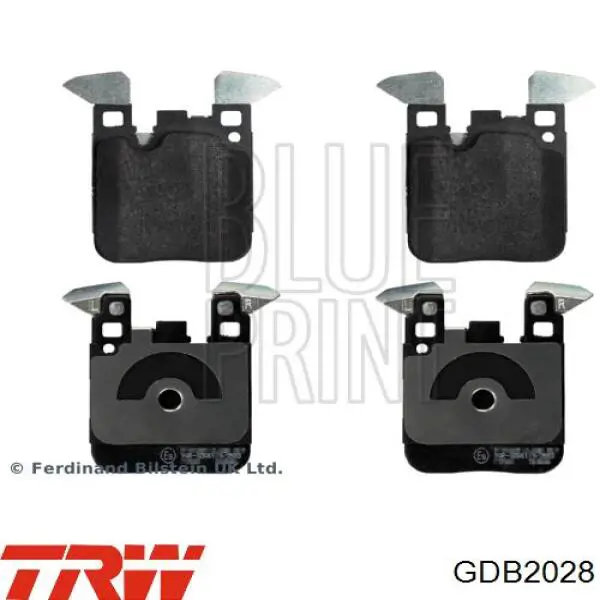 Задні гальмівні колодки DP42133R EBC Brakes