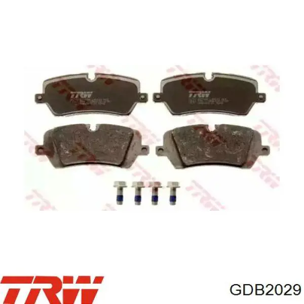Задні гальмівні колодки TRW GDB2029 ціна, від 46.78 USD