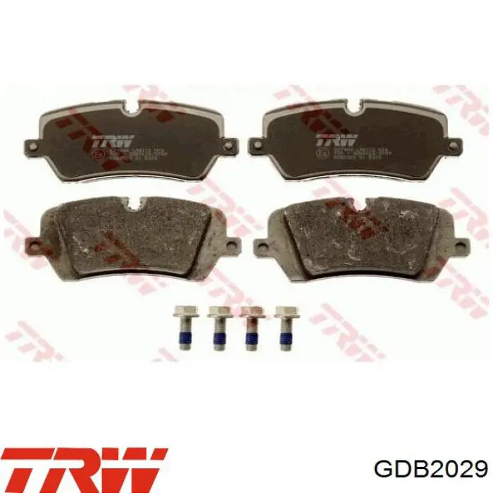Задні гальмівні колодки GDB2029 TRW