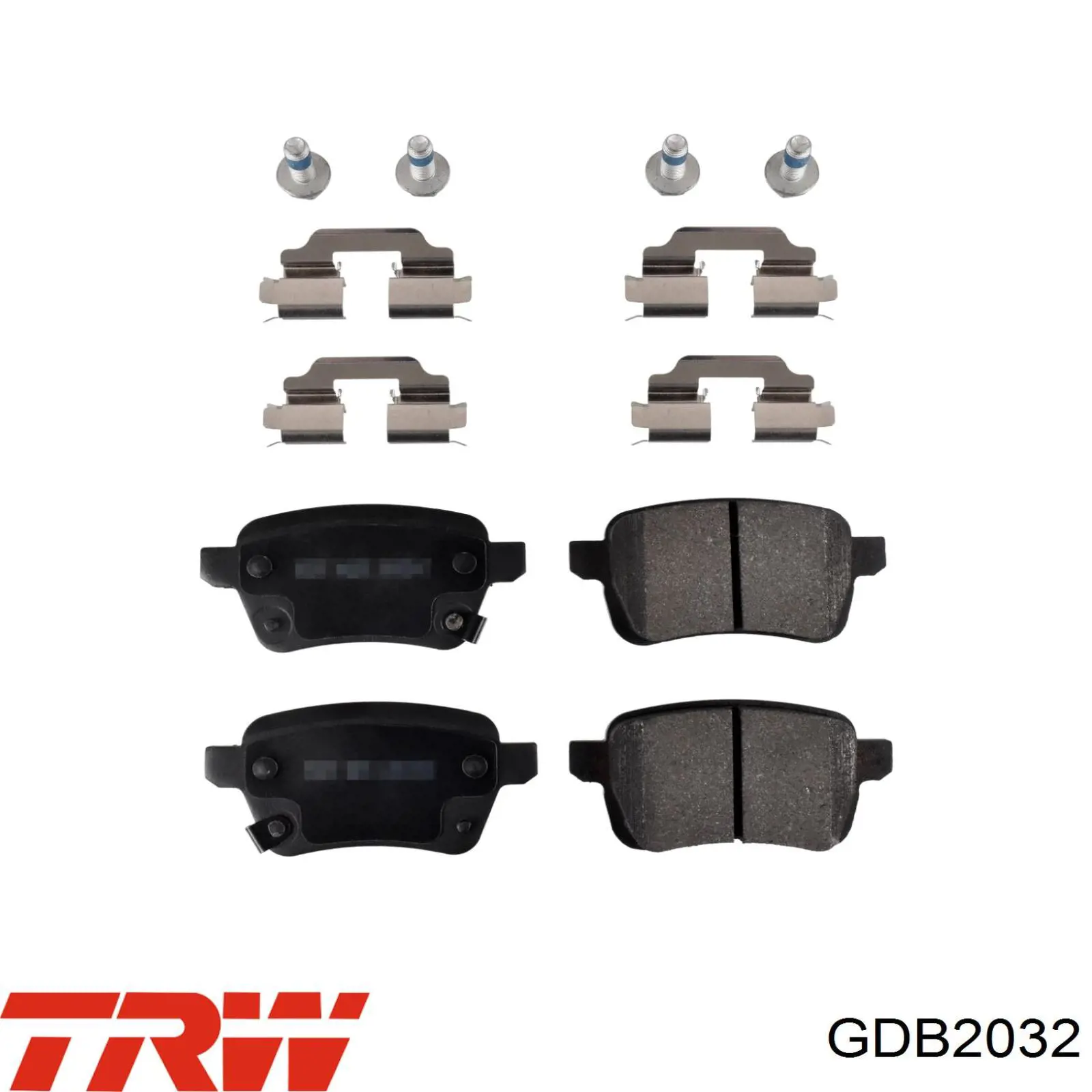 Купити GDB2032 TRW Задні колодки