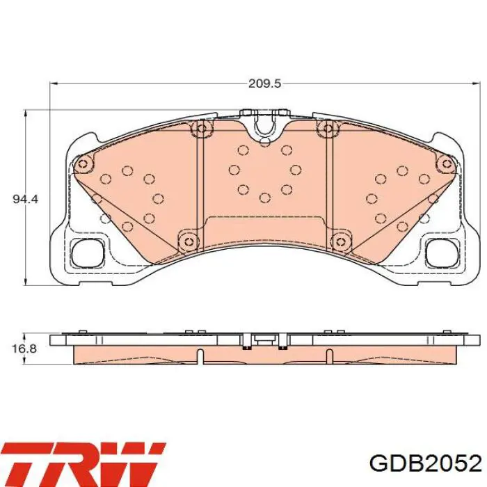 Купити 161349 Power Stop Колодки гальмівні передні, дискові