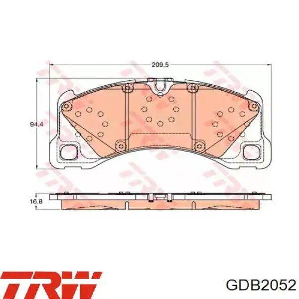 Гальмівні колодки Brembo P65046 ціна, від 71.75 USD