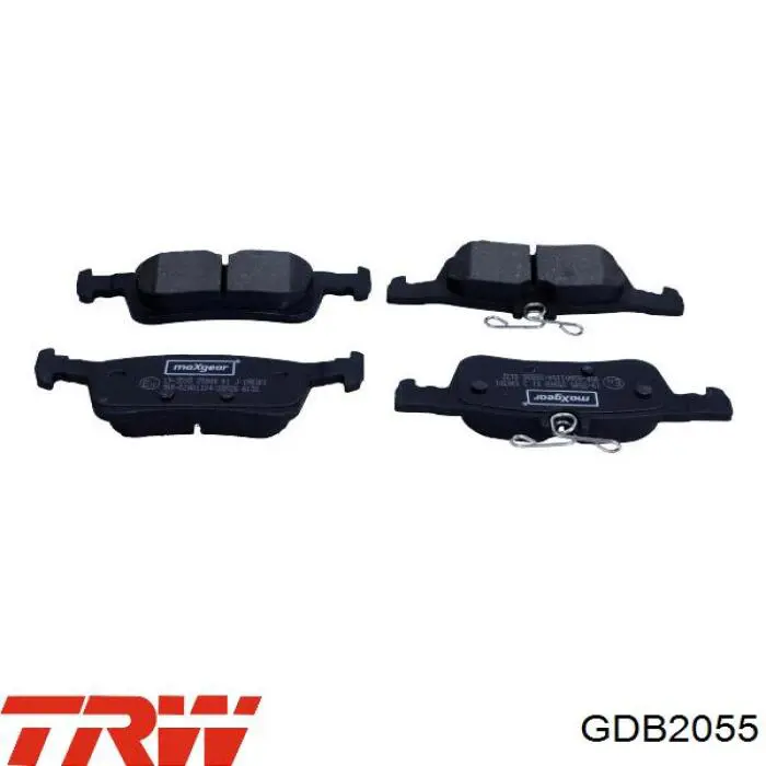 Купити GDB2055 TRW Задні колодки